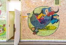 Фото - В детской поликлинике на улице 10-летия Октября в Москве отреставрируют мозаичное панно