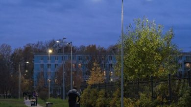 Фото - В квартале около парка Авиаторов в Петербурге завершилась реконструкция освещения